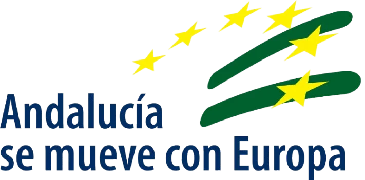 logotipo Andalucía se mueve con Europa