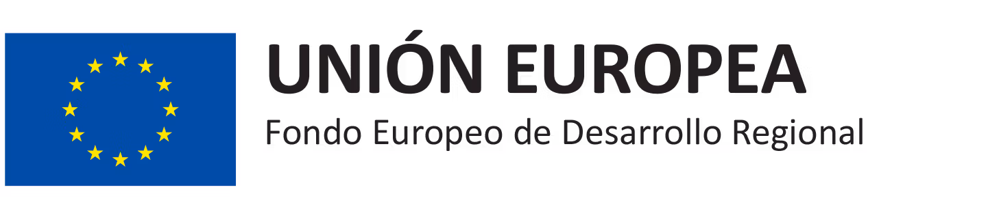 logotipo unión europea fondo europeo de desarrollo regional